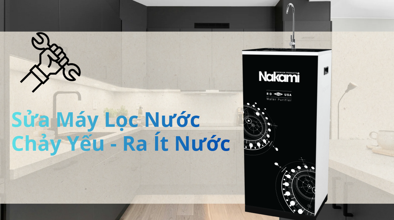 Sửa Máy Lọc Nước Chảy Yếu Tại Hải Phòng